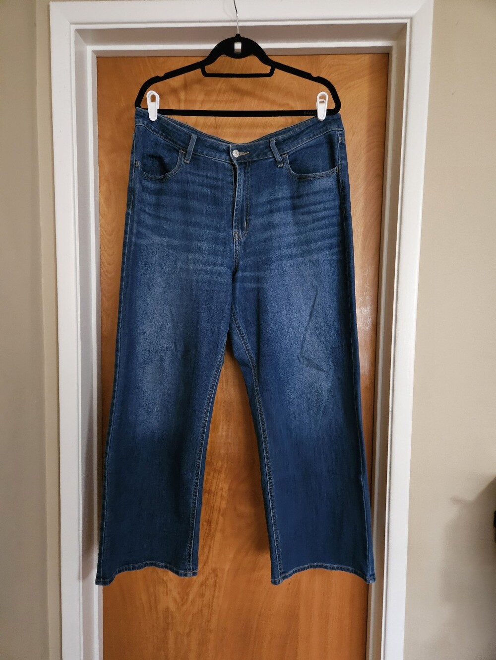 Old Navy Wow Wide-Leg Jeans High-Waisted - Size 16 Short
